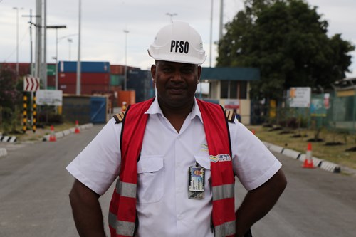 PFSO Kilimani on duty.