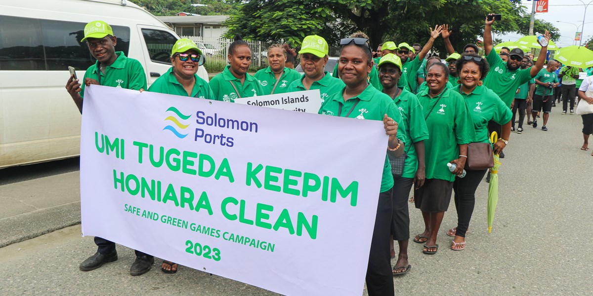 SOLOMON PORTS JOINS SAFE GREEN GAMES CAMPAIGN | Solomon Islands Ports